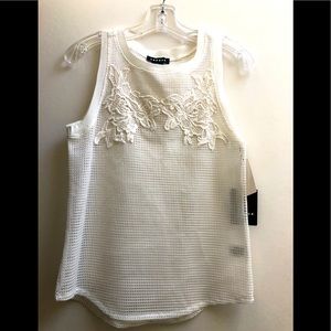 NWT Trouvé XS top in white
